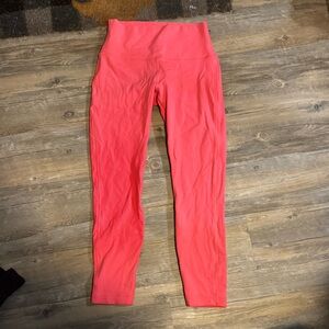 Lululemon double lined align in colour glaze pink. Only worn once